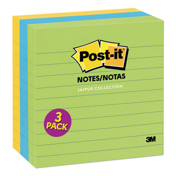 Post-it® Notes Original Pads In Floral Fantasy Colors, 4 X 4, Lined, 200 Notes-pad, 3 Pads-pack freeshipping - TVN Wholesale